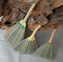 Natural Sorghum Grass Brush Broom Brush Computer Clean Keyboard Mini Mini handheld sweep Brush the table top