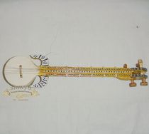 Xinjiang Zhewapan instrument Xinjiang musical instrument Xinjiang ethnic musical instrument Xinjiang Zhewaphot Wap