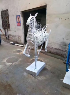 玻璃钢雕塑大堂开业装饰品定制