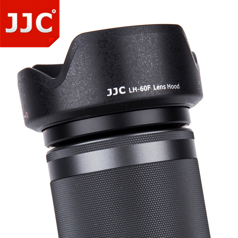 JJC 适用佳能EW-60F遮光罩RF-S 18-150mm相机镜头R100 R8 R10 R6 R5 R50 R7 M6II M50微单EF-M 18-150mm镜头 - 图0