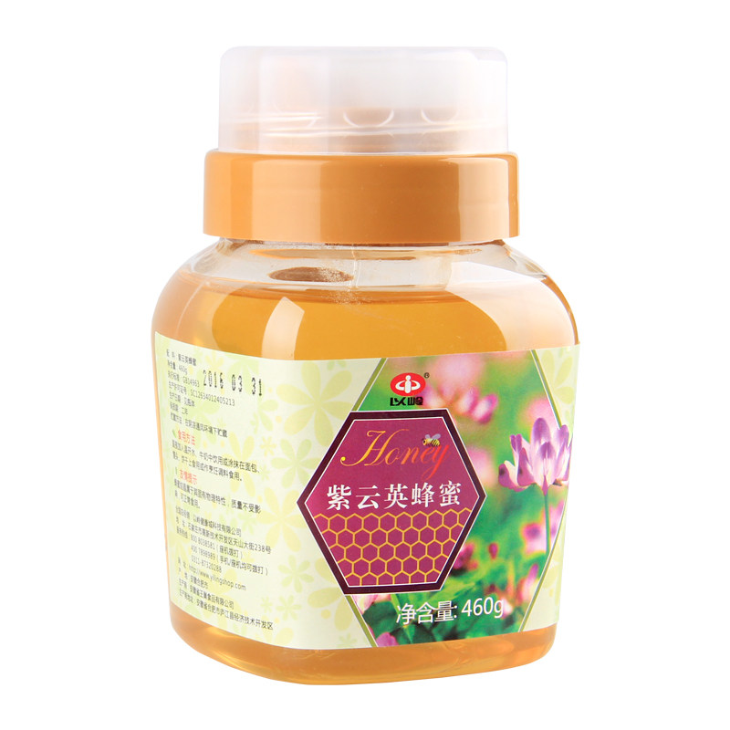 以岭牌枣花460g瓶装塑料瓶紫云英 以岭食品蜂蜜