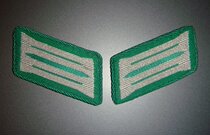 East German Democratic German German Polizei in Camp Embroidery Collar-World War II Alternative