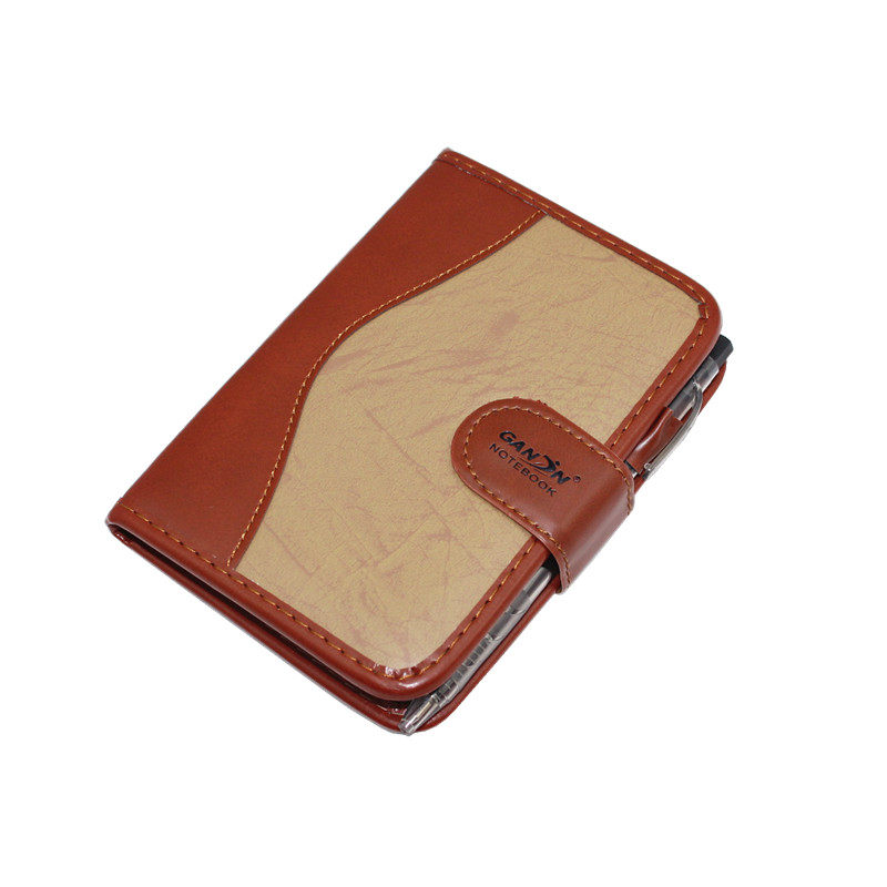 Gancin 商务记事本A5笔记本仿皮日记本办公用品皮面本A6小本子定做定制印LOGO文字名称,淘宝优惠券,粉丝福利购,淘宝优惠卷