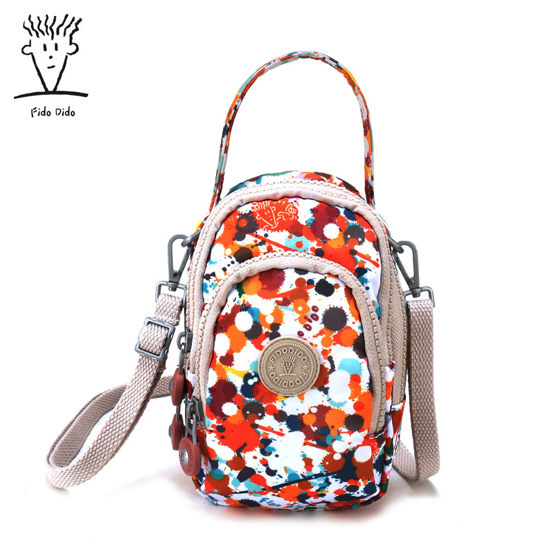 菲都狄都女士零钱手机包迷你单肩包 fidodido女士包袋