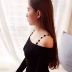 Váy cưới dây đai chống trượt vai vô hình vai quây backless vẻ đẹp trở lại đồ lót dây đeo sling - Vai tráng