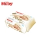 Khăn lau cotton trẻ em Nuby Nubi của Mỹ Khăn lau sơ sinh Cotton khăn lau ướt và khô 100 bơm * 6 gói - Khăn ướt giấy ăn gấu trúc Khăn ướt