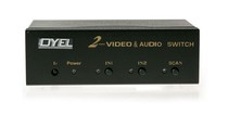 OYEL VGA switcher VGA audio and video switcher 2 ports with remote control display switcher 2 in 1 out