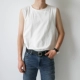 MOGern / 19 hè Thiết kế đặc biệt cotton thể thao và vest giải trí nam cổ tròn vest vest màu rắn mồ hôi - Lót