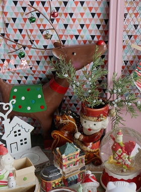 圣诞节装饰摆件合辑陶瓷树脂道具