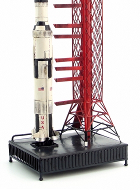 做旧美国阿波罗火箭模型手工艺品