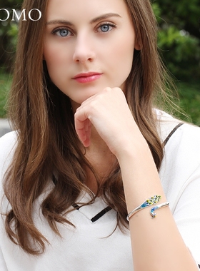 s999民族风景泰蓝送妈妈原创足银