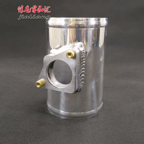 汽车空气流量计安装铝管进气改装涡轮增压器管通用进气压力传感器 - 图0