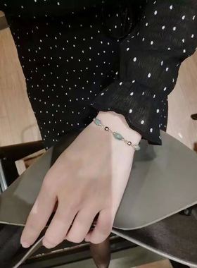 菲律宾14k金长短手链