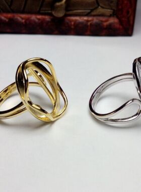 925银镀白金黄金欧式侧开口活口