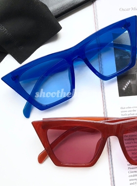 stb蓝色透明超大方框男女适用