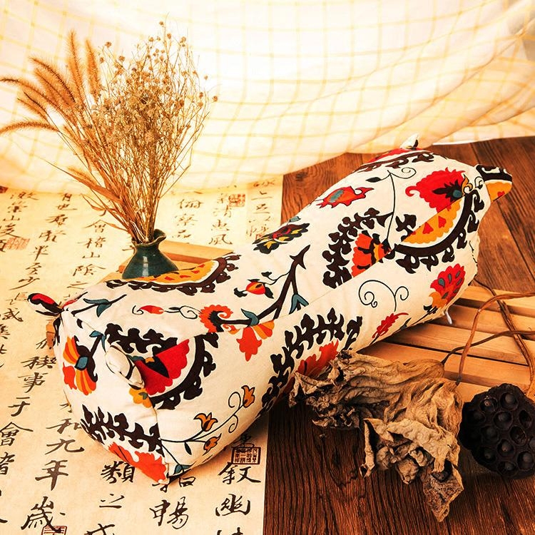 全荞麦壳老虎枕头 纯棉薰衣草菊花仿古代保健颈椎成人定做枕芯套,淘宝优惠券,粉丝福利购,淘宝优惠卷