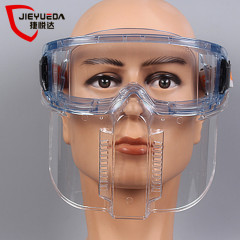 Protective mask full face sand proof splash proof dust proof polishing impact proof transparent fog proof glasses eye mask