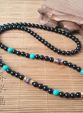 黑玛瑙金色民族风其他款式佛牌