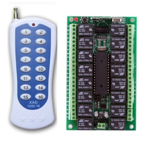 12v multi-channel learning type wireless remote control switch 6 12 16-way LED Lamp electronic salute fireworks controller