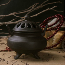 Purple Sand Scented Stove Three Foot Scented Inserts Ceramic Vegan Noodles Small Cilantro Scented Stove Tea Scented Lavender Accessories Retro Home Antique Small Pendulum