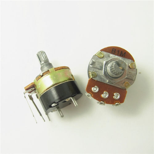 WH138 B1M 单联电位器 带开关电位器 阻值1000K 柄长15MM 现货 - 图0