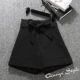 Quần short cạp cao nữ hè 2019 phiên bản Hàn Quốc mới của quần lửng ống rộng rộng có hoa dại và quần giải trí để mặc - Quần short