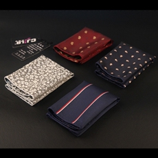 карманный платок 男士口袋巾小方巾 礼盒西装配饰男商务送礼物男英伦方巾 Black Rodriguez