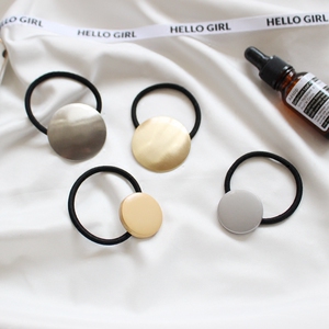 ins复古简约皮筋发圈