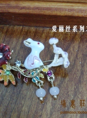 少女心日韩风珐琅釉手链银耳钉
