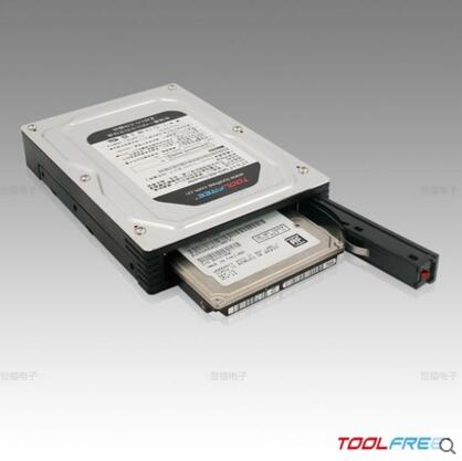 2.5寸 筆記本硬碟 轉 3.5寸 SATA 串列埠 內建硬碟架 硬碟盒 轉接盒