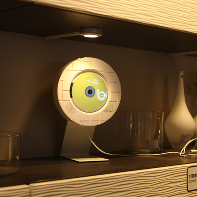 Muji无印良品壁挂式cd播放机防滑cd机支架钢制创意专用支架 虎窝淘