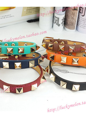 铆钉手镯皮欧美INS风女朋克礼物