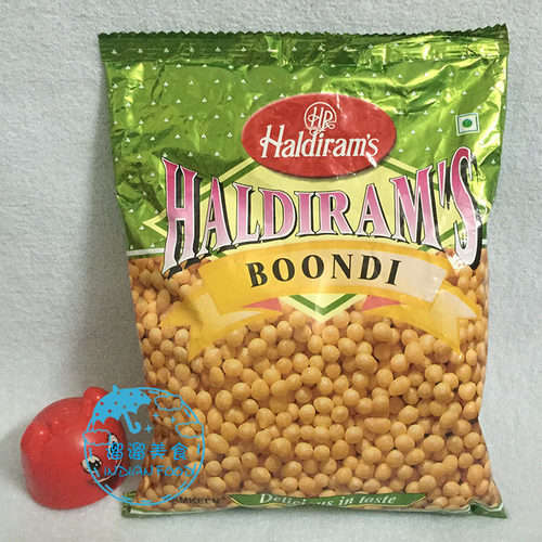 INDIAN FOOD 印度食品 SNACKS  HALDIRAM'S BOONDI 咖喱零食 150g - 图0