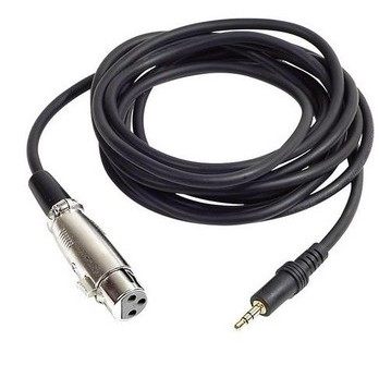 手持電容麥克風音訊線電腦音效卡話筒線卡農線母轉連線線通用