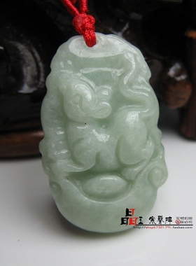 天然翡翠玉鼠吊坠项坠属牛人六合吉祥物