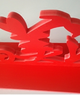 餐厅大堂文字幸福摆件