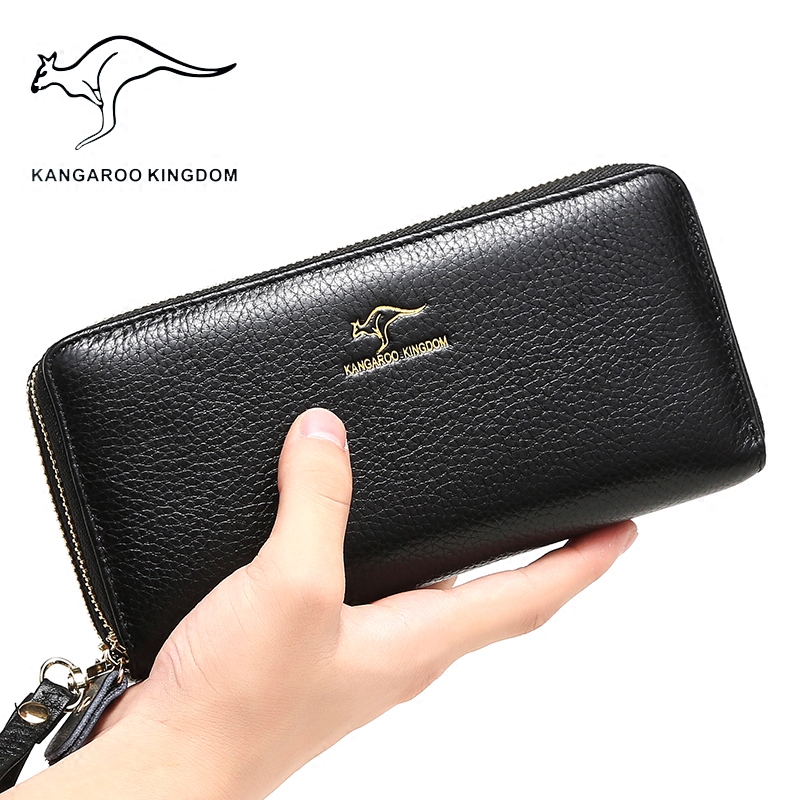 2020新款长款拉链真皮女士钱包 骄阳箱包钱包