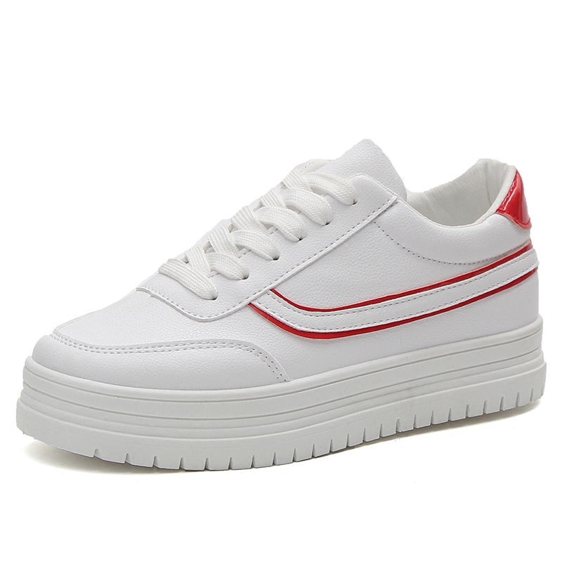 倾馨鞋类专营店年新款秋鞋百搭白鞋厚底松糕板鞋休闲爆款小白鞋女鞋秋季鞋子0