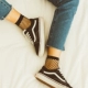 2 đôi vớ fishnet vớ Hàn Quốc vớ đen nữ châu Âu và Mỹ vớ ngắn Phiên bản Hàn Quốc của phần mỏng mùa xuân và mùa hè - Vớ Vớ