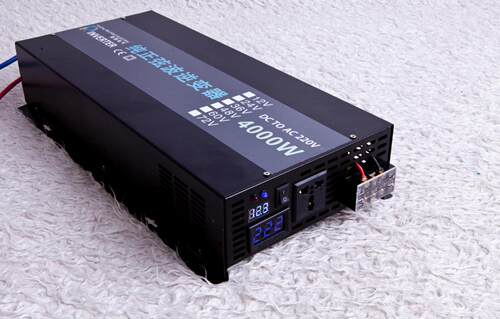 4000W纯正弦波逆变器12V24V48v转220V1000W2000W3000W家用车载 - 图0
