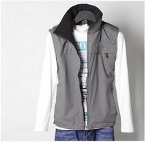 Spring Autumn Waistcoat Mens Grip Suede Vest Outdoor Mens Casual Vest Windproof for fishing waistcoat