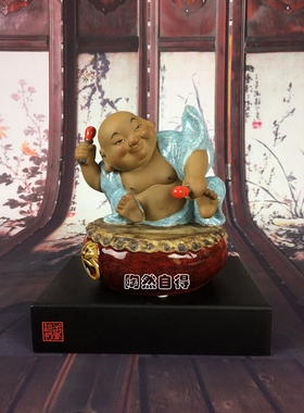 石湾公仔喜庆结婚礼物家居摆设