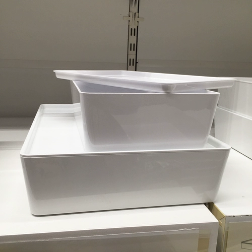Ikea, ящик для хранения, пластиковая коробка для хранения, коробочка для хранения