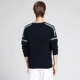 Áo len nam Pippi mới cho nam áo len cashmere dày tinh khiết V-cổ màu tương phản áo len nam - Áo len Cashmere thời trang nam Áo len Cashmere