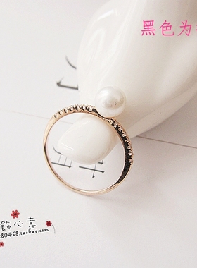 微镶钻珍珠百搭超仙戒指