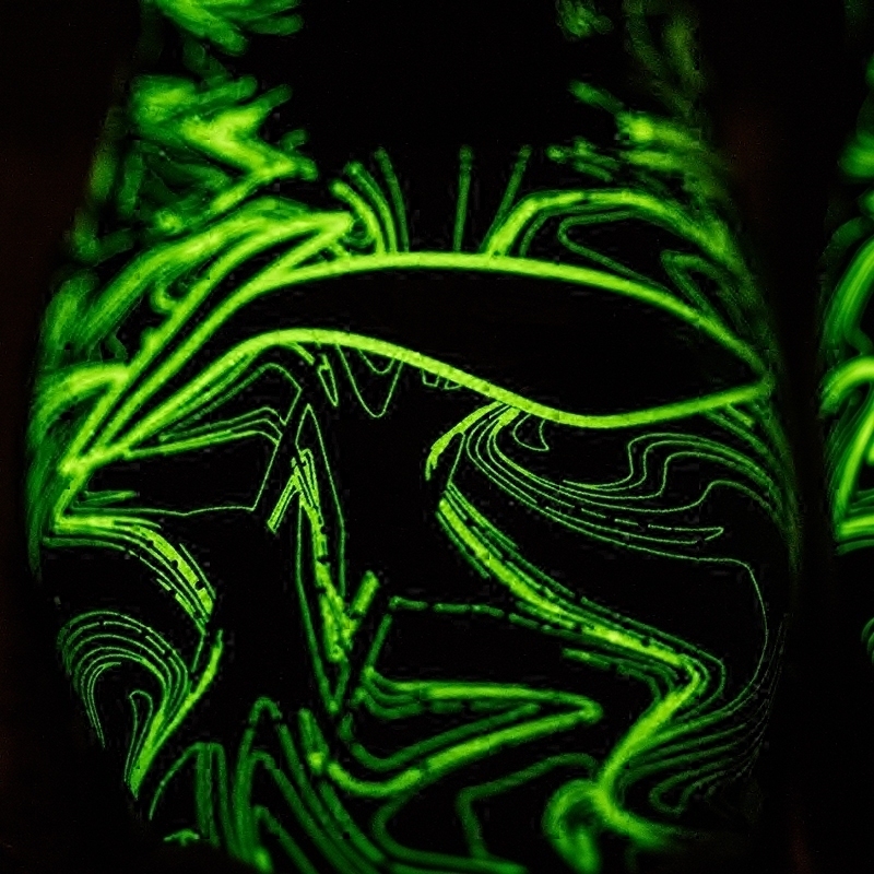 李宁绿幽灵夜光篮球鞋 空袭2全明星战靴高帮耐