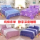Bông đôi giường đơn sinh viên chăn bông giải phóng mặt bằng đặc biệt 3/4 m nông thôn order đơn đặt hàng - Khăn trải giường ga giường màu trắng Khăn trải giường