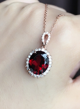 天然纯银托帕石送礼佳品吊坠