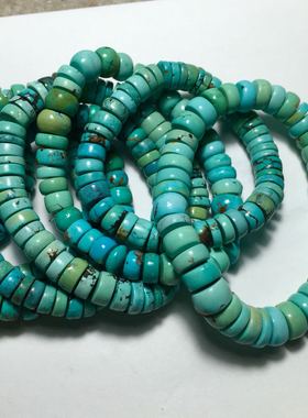 天然绿松石原矿原石一物一图单圈