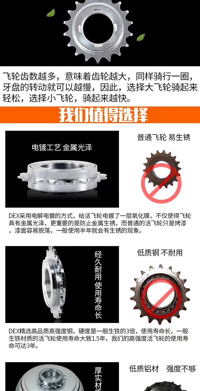 Pignon de vélo BECAUSE - Ref 2379454 Image 11